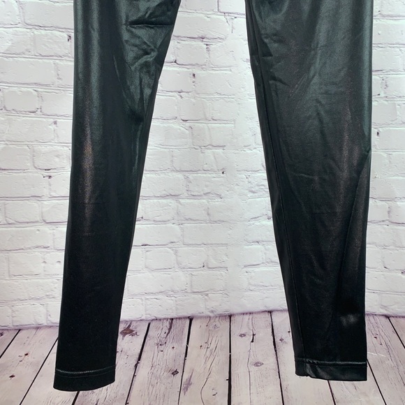 Liquid sexy black Leggings stretchy small elastic waist - Picture 7 of 8